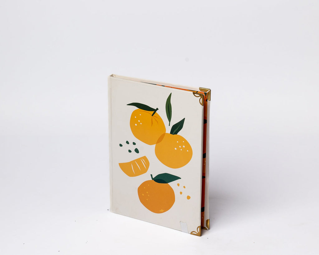 Contemporary Fruits Notebook - Hardcover, A5, Lined