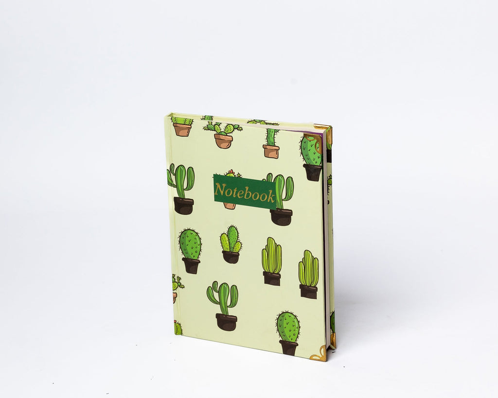 Cactus Notebook - Hardcover, A5, Lined