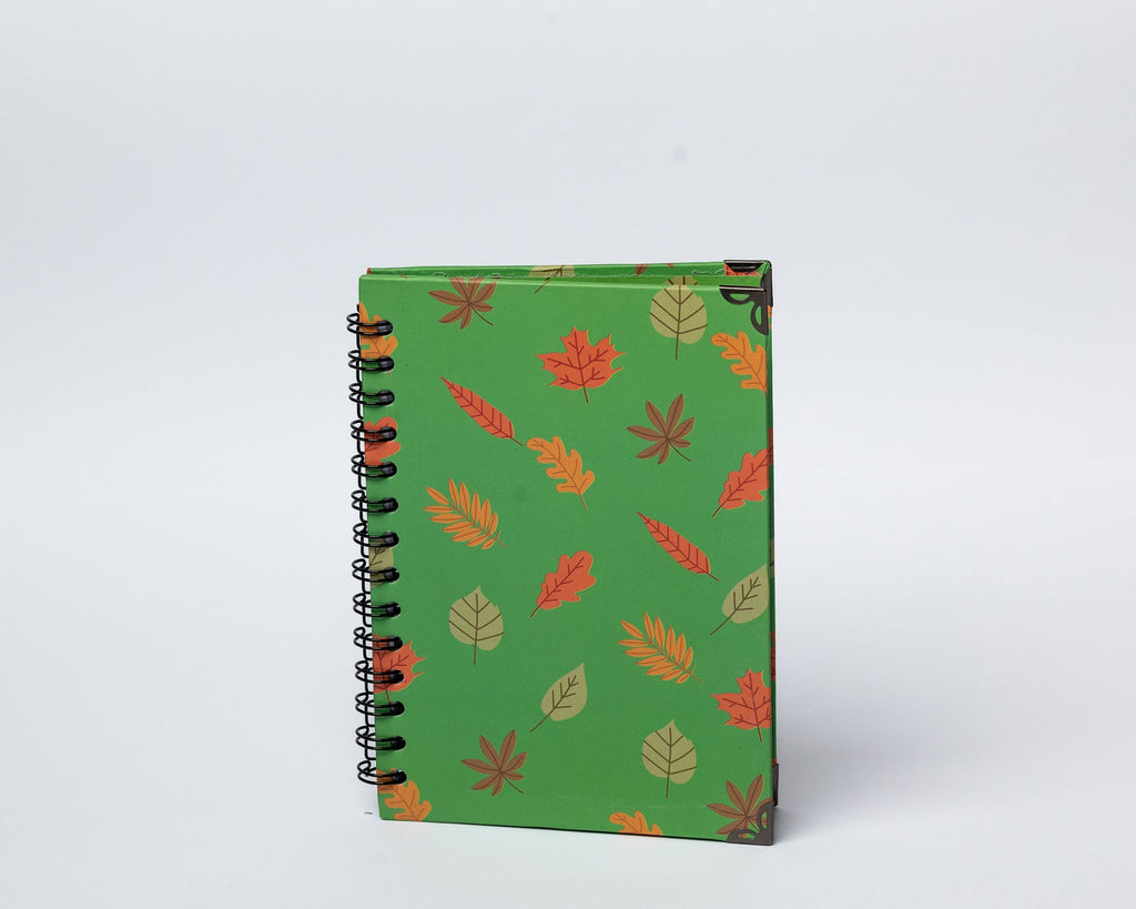 Autumn Spiral Notebook - Hardcover, A5, Lined