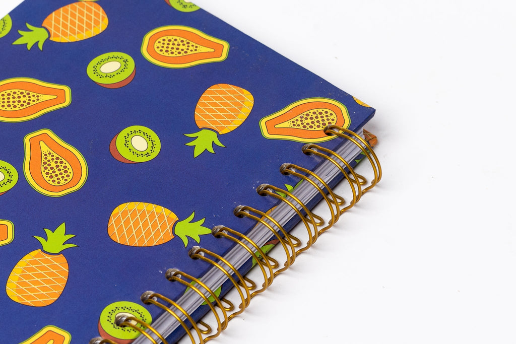 Fruits & Veggies Spiral Notebook - Hardcover, A5, Lined