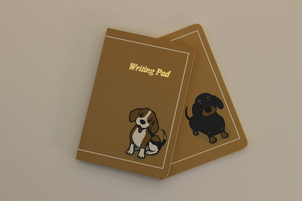 Dogs Notebook - Softcover, A6, Lined