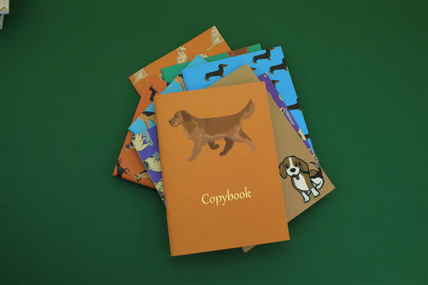 Dogs Copybook - Softcover, A5, Lined