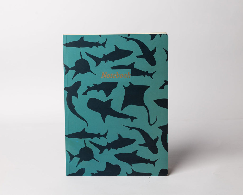 Marine Life Notebook - Softcover, A4, Lined