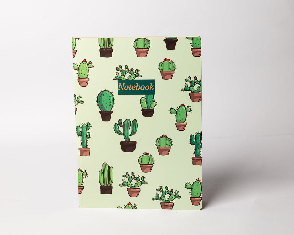 Cactus Notebook - Softcover, A4, Lined