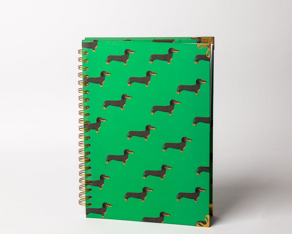 Dogs Spiral Notebook - Hardcover, A4, Lined