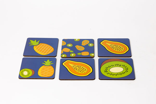 Fruits & Veggies Coasters