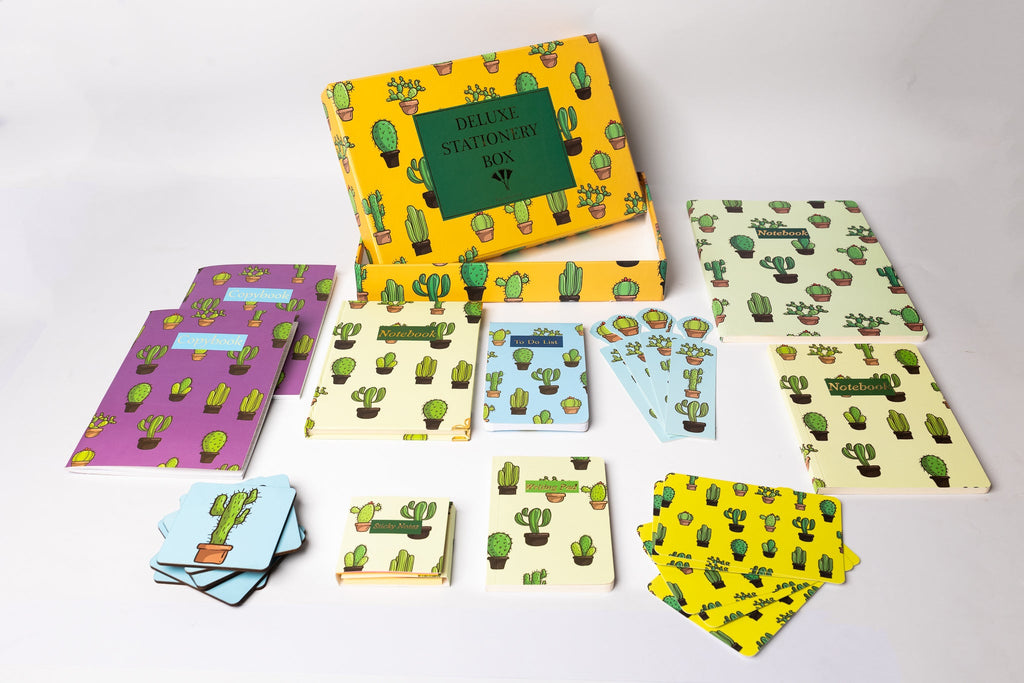 Cactus - Deluxe Stationery Box