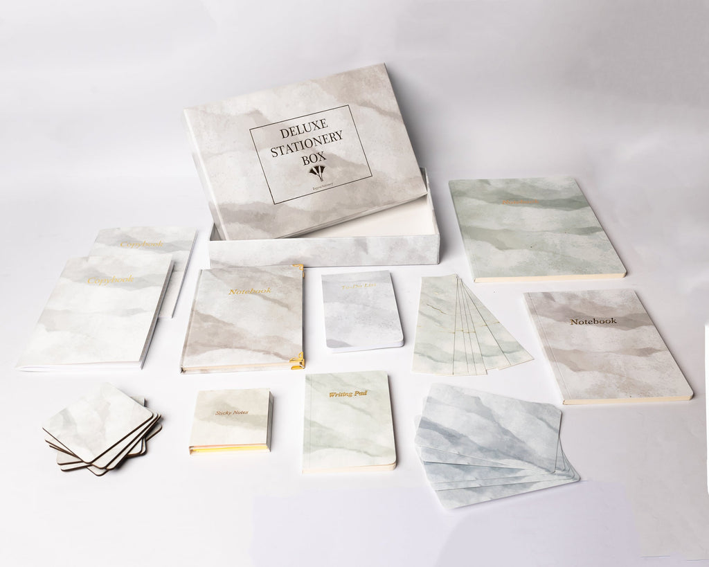 Marble Deluxe Stationery Box