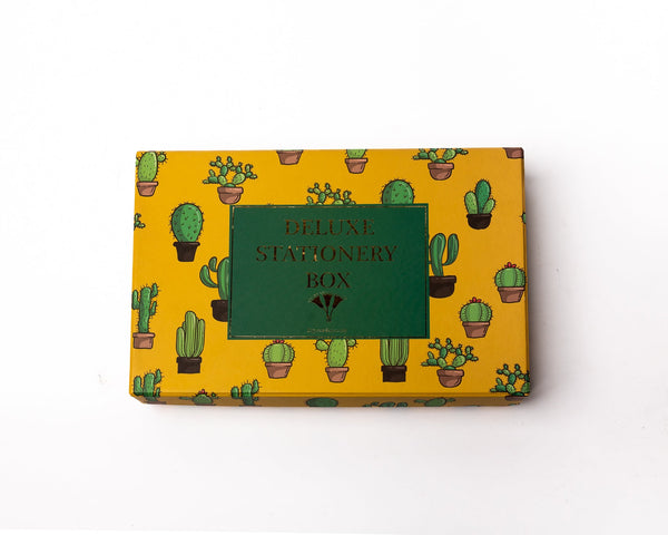 Cactus - Deluxe Stationery Box