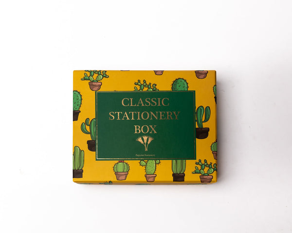 Cactus - Classic Stationery Box
